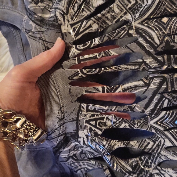 Affliction Womens Tshirt L Gray - Picture 8 of 8